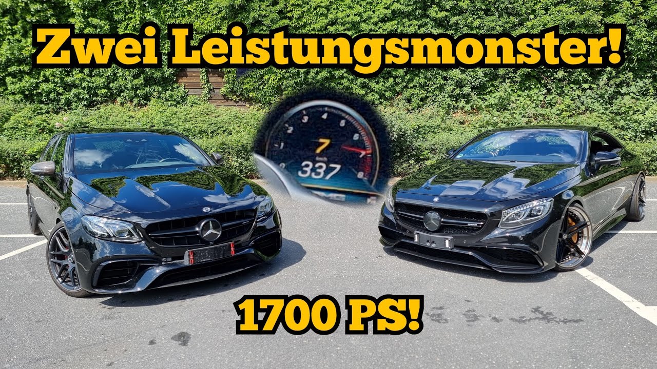 E63s bekommt HPT 800+PS! S63 Coupe von POSAIDON im Vergleich... Autobahn fahrt!