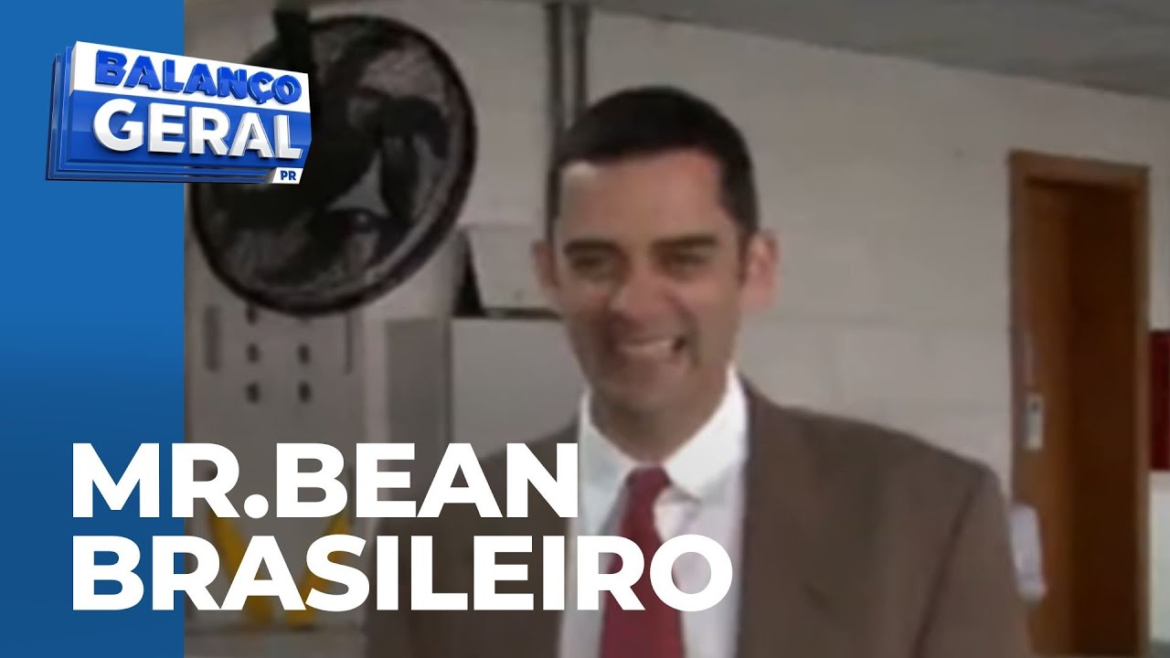 MR  Bean do vermelhão! Motorista sósia do personagem impressiona pela semelhança