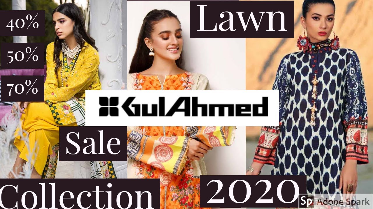Gulahmed lawn collection  70% off 2020 on sale