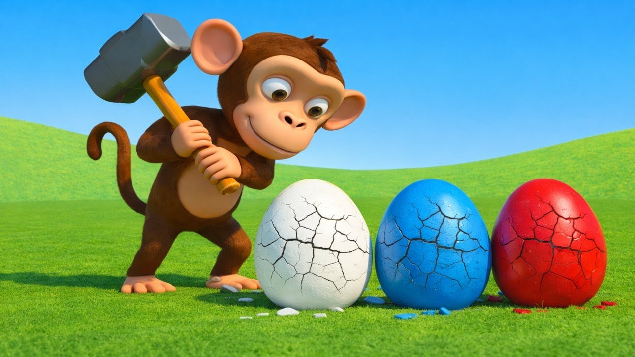 Naughty Monkey Stole the Eggs! 🐒🐣 | Emergency at the Farm! 🚨 | Old Man Calls Police 📞