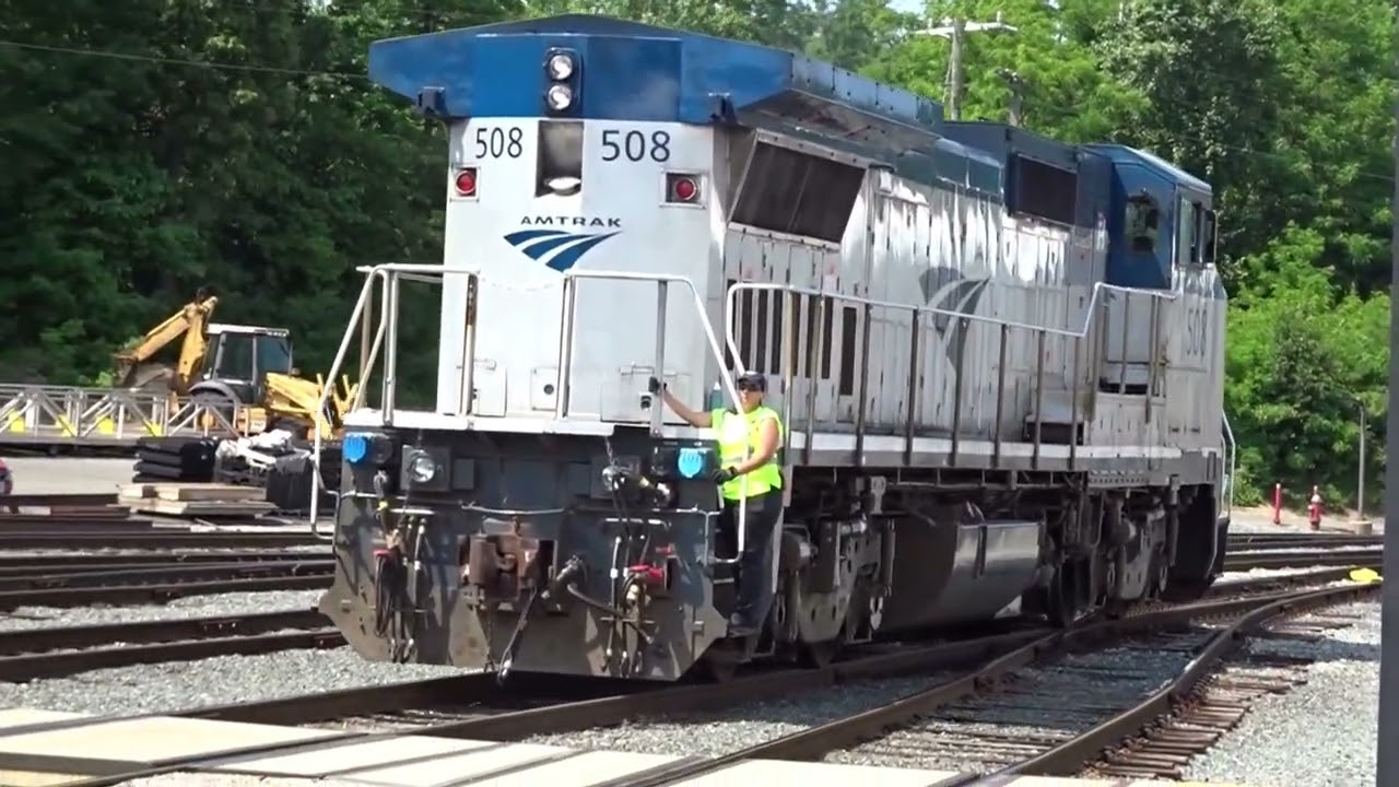 Amtrak Auto Train Shunting at Lorton