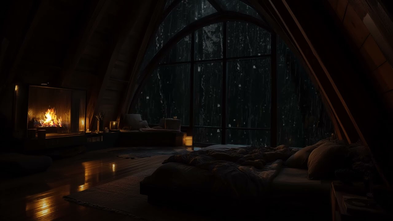 When Midnight Rain Falls, Stay Calm and Study in Focus