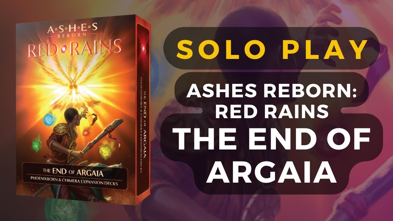 Ashes Reborn: Red Rains - The End of Argaia. Одиночное прохождение настольной игры | DaniCha
