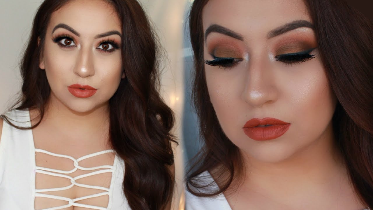 Warm Tone Make Up Tutorial| Morphe 35OM Palette