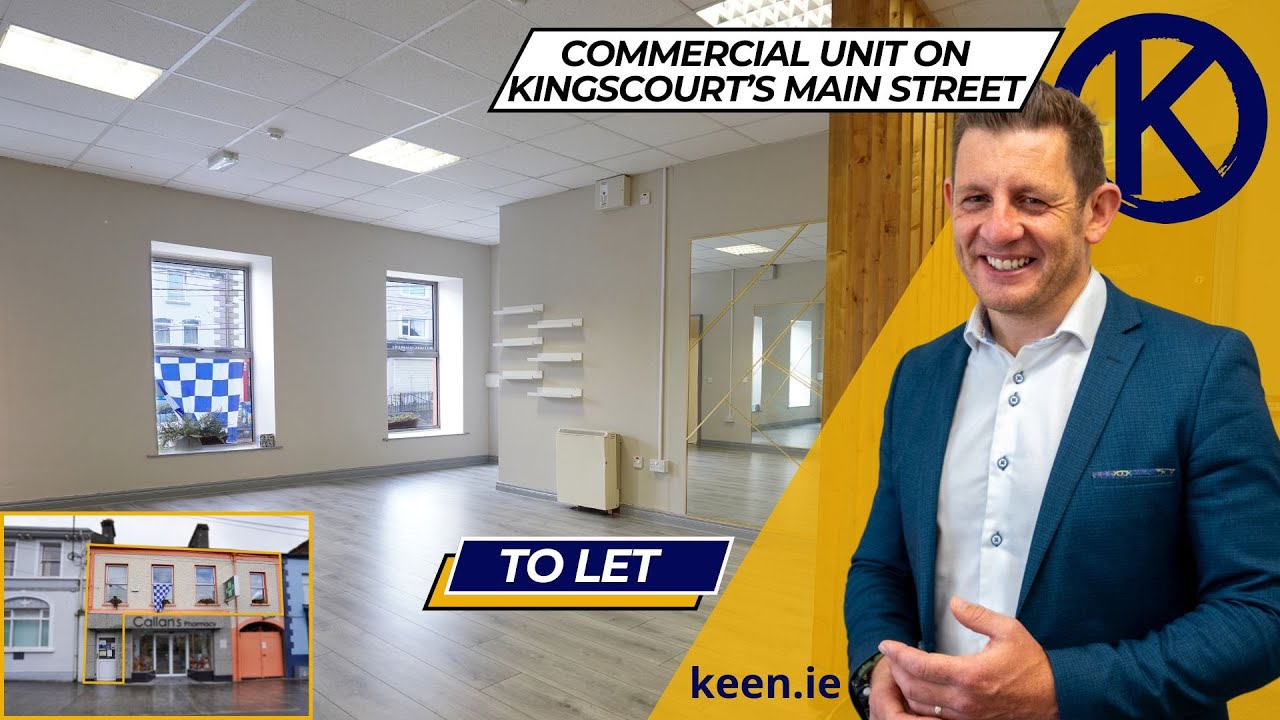 First Floor 3-Room Commercial Unit To Let | Main Street Kingscourt | Ideal Office or Wellness Use