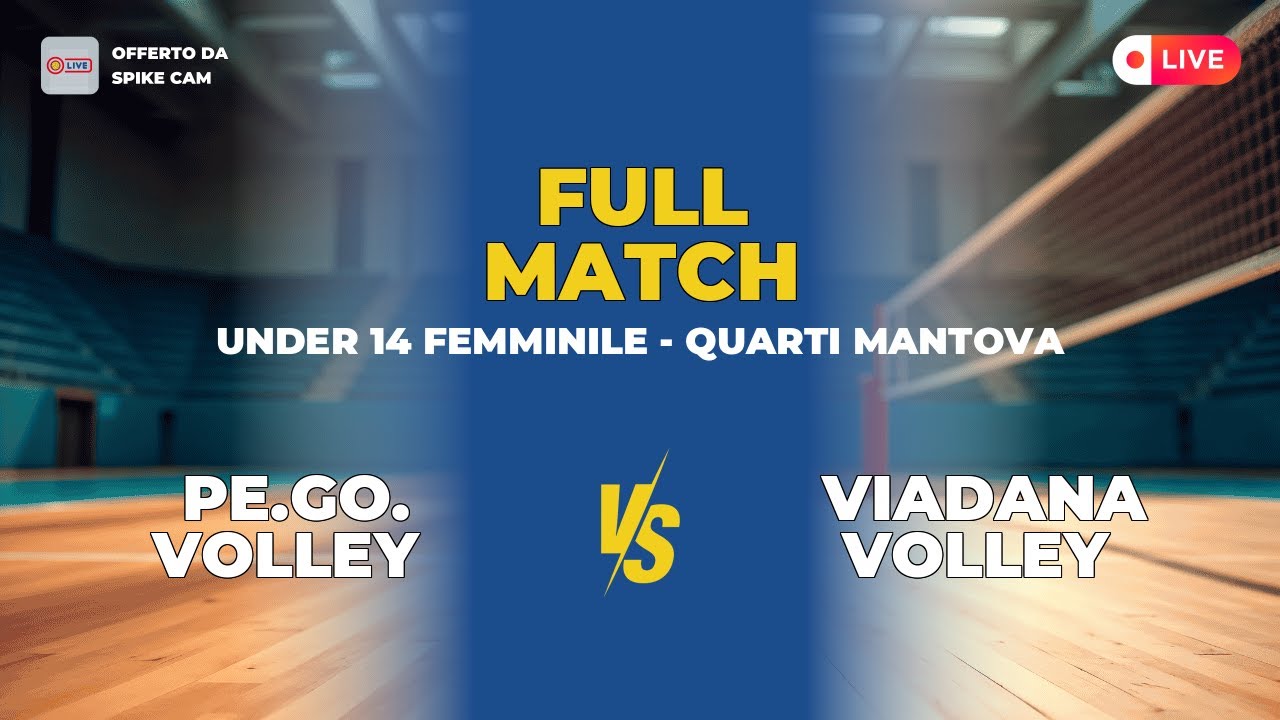Pe.Go. Volley vs Viadana Volley | Under 14 Femminile - Quarti Mantova