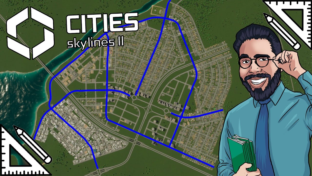 Vias coletoras/arteriais e avenidas - Guia de planejamento - Cities Skylines 2