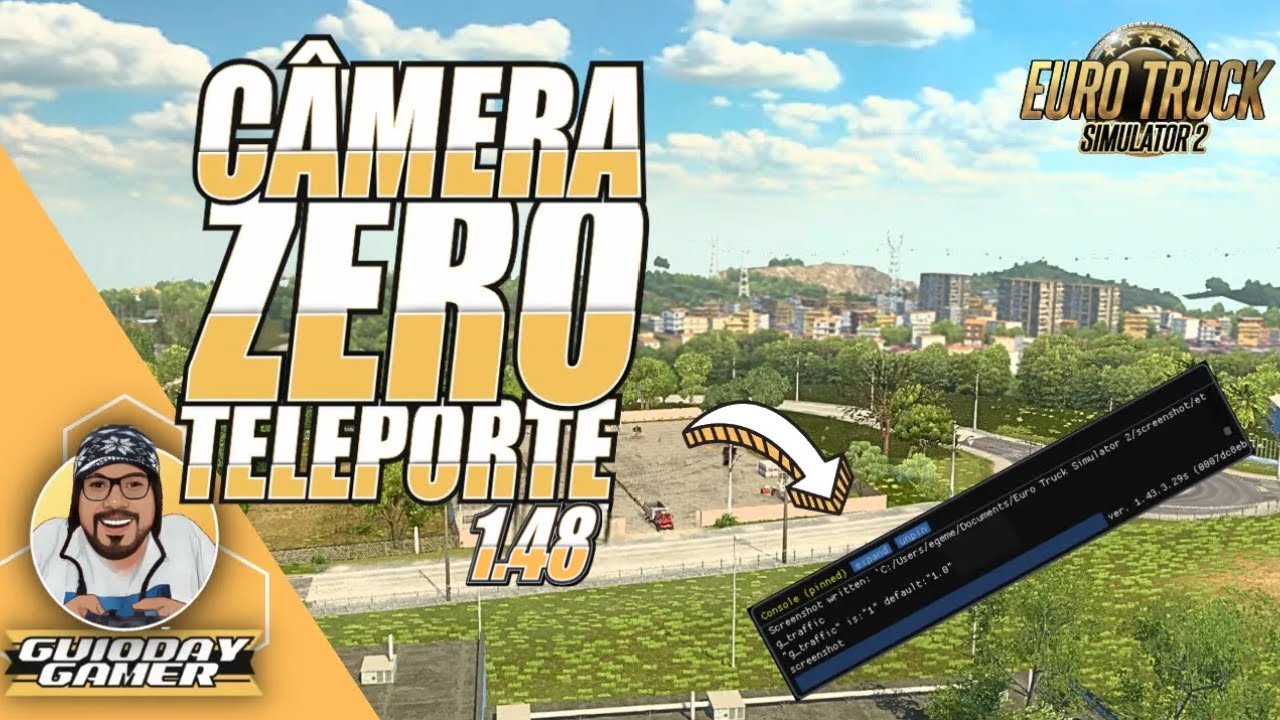 🟢Como ATIVAR a Câmera Zero /Câmera Livre no Euro Truck Simulator 2 [ATUALIZADO 2023]1.48