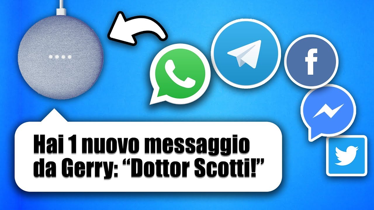 RIPRODURRE NOTIFICHE TELEFONO SU GOOGLE HOME! (Whatsapp, Telegram, ...)