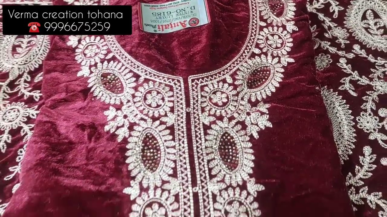 Velvet | Suit✅️✅️ Restock 600 rs वाले सूट 💖💖 DM-9996675259 