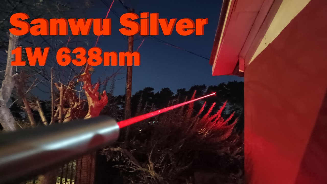 Sanwu Silver 1W 638nm Red Laser Pointer Review