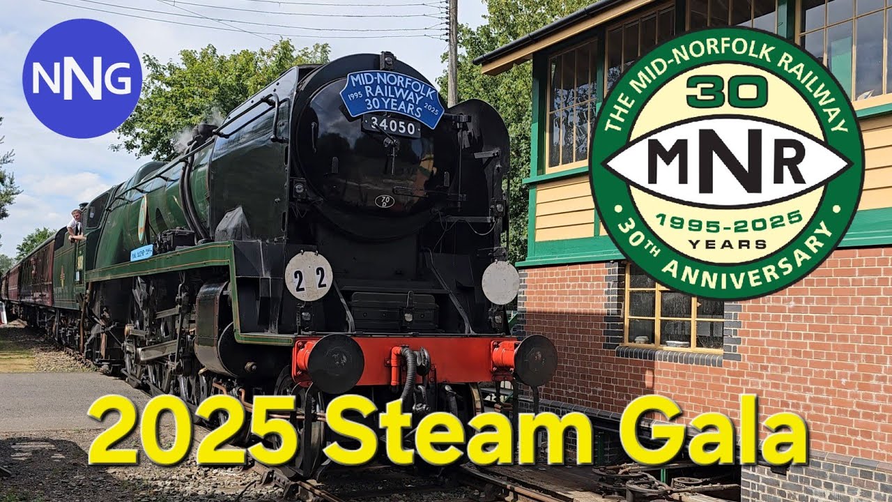 Southern Summer Steam Gala 2025 at the Mid-Norfolk Railway [4K]