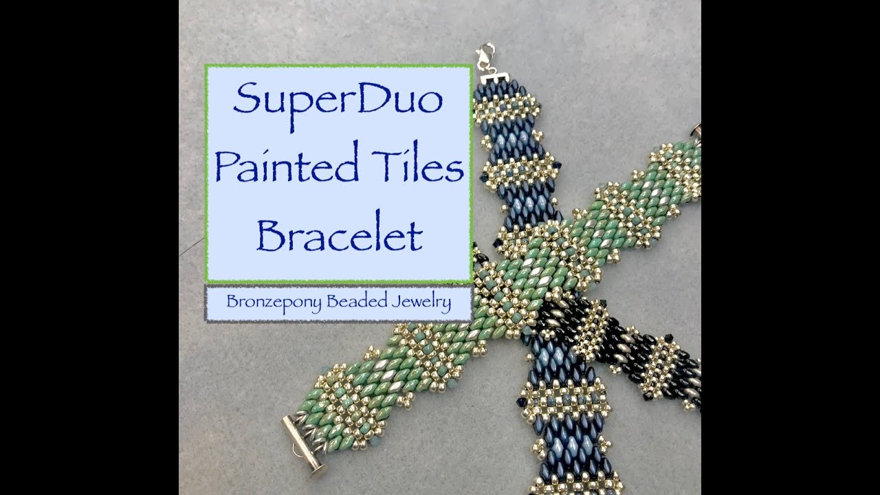 Painted Tiles Bracelet
