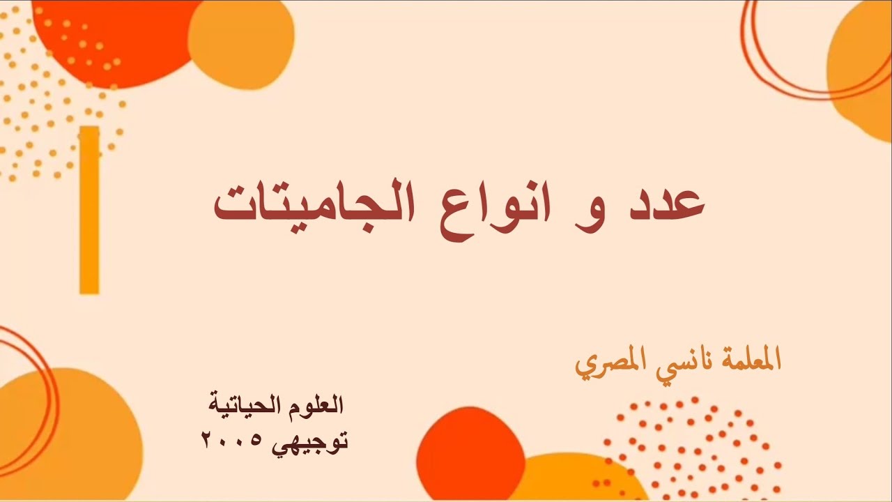 الصفات المندلية / عدد و انواع الجاميتات