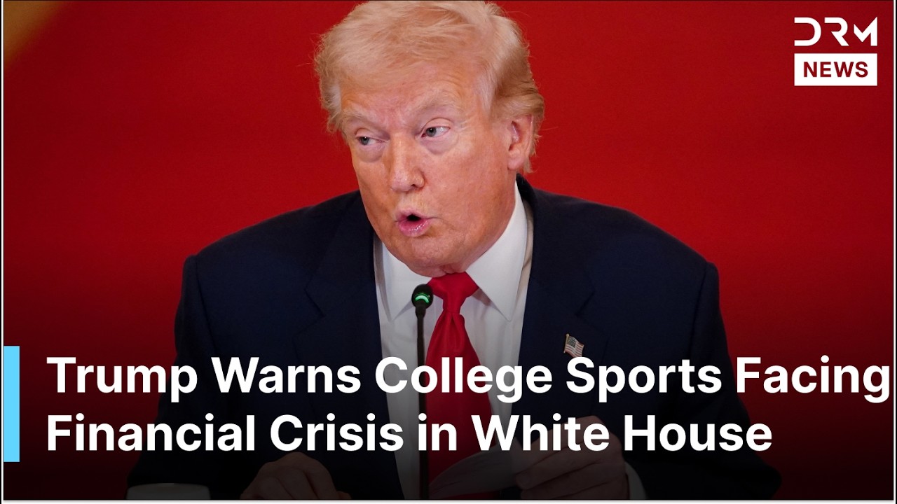 BREAKING NEWS: Trump Warns College Sports Facing Financial Crisis in White House Meeting | AC1G