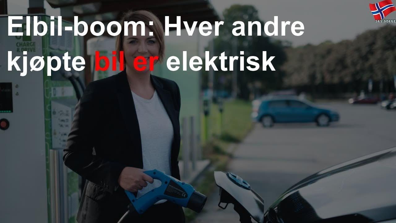 Elbil-boom: Hver andre nybil er elektrisk