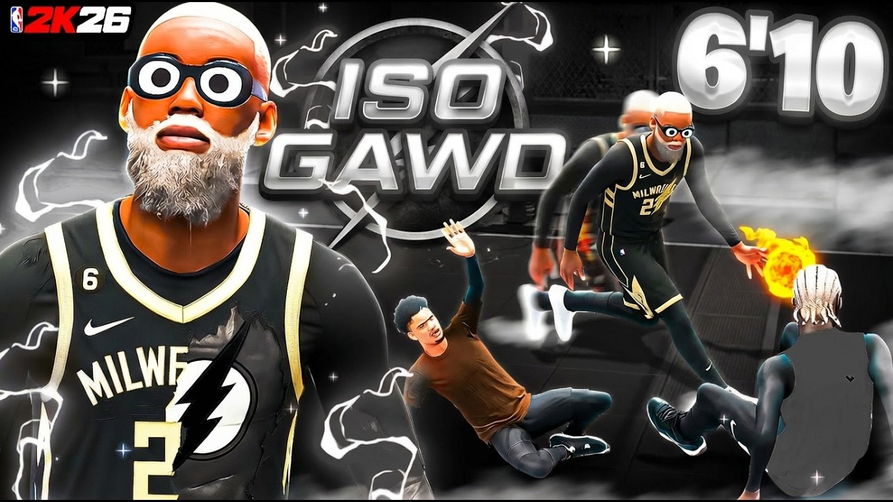6'10 ISO DEMI GAWD is DESTROYING META GAURDS on NBA2K26 BEST 6'10 BUILD