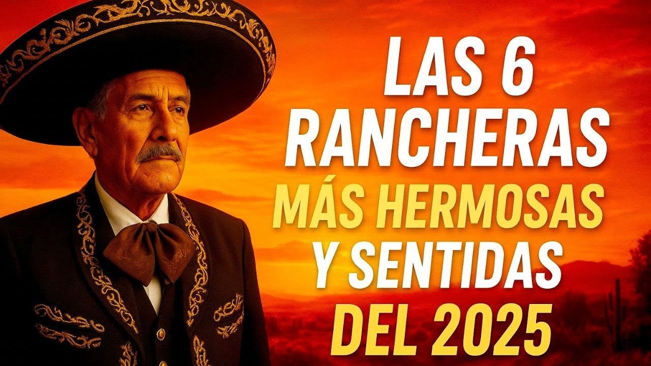 Las 6 Rancheras Más Hermosas y Sentidas del 2025 | Música Ranchera