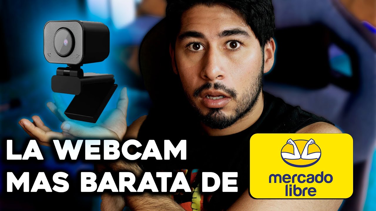 LA WEBCAM 4K MAS BARATA DE MERCADOLIBRE