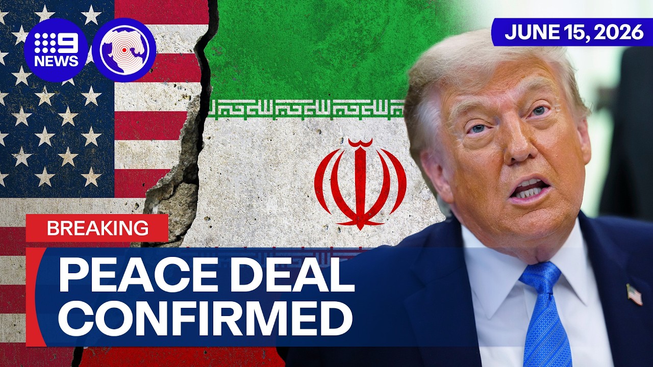 #BREAKING: Trump confirms deal between U.S. and Iran | 9 News Australia