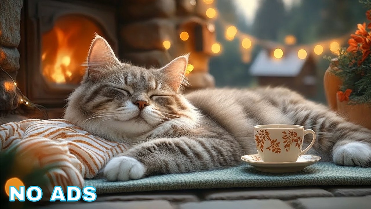Cat Calming Music 🌌 Cat Sleep Music - Quiet Piano Helping Cat Feel Safe At Night
