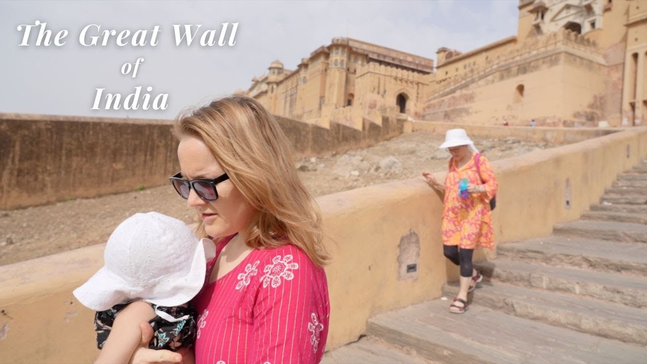 visiting the Amer fort in Jaipur - a dream come true for my mom