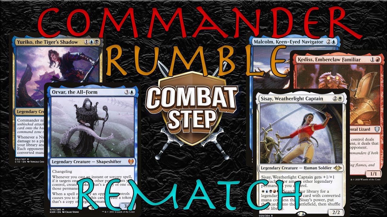 Commnader Rumble 015 Yuriko v Malcom/Kediss v Orvar v Sisay Rematch cEDH Gameplay