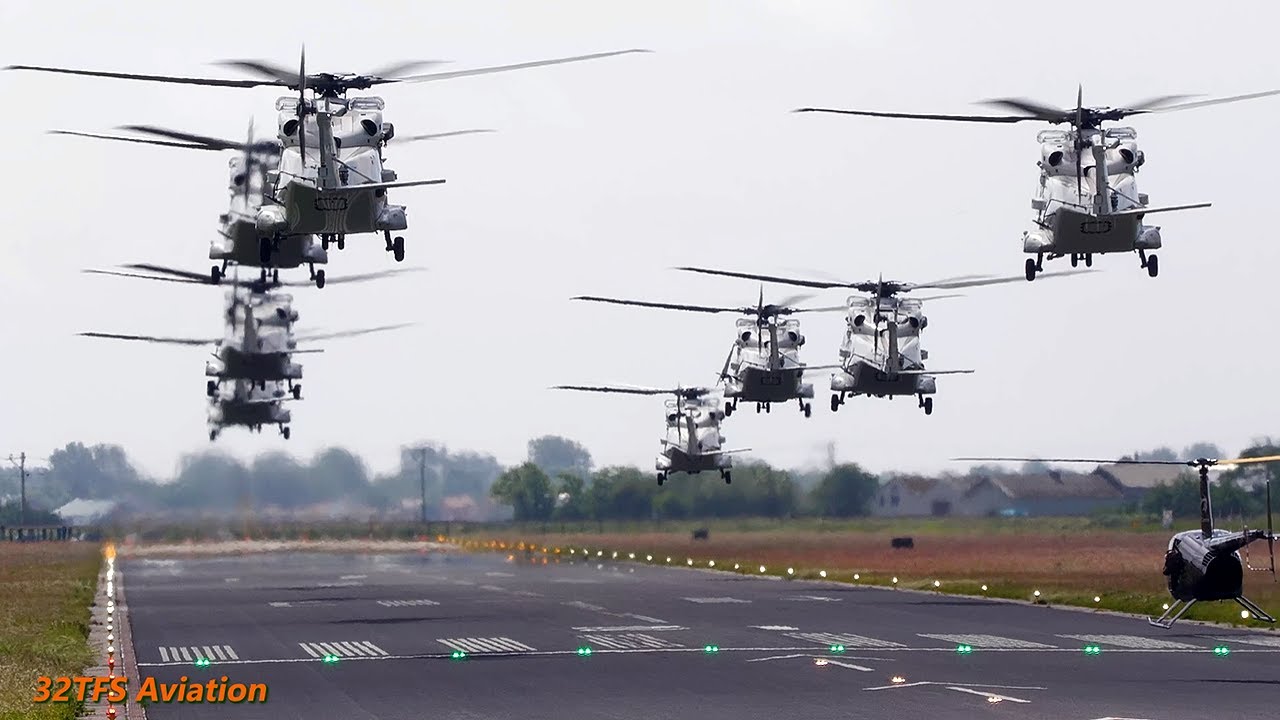 [4K] Unique: Formation Takeoff 8X NH90  | 