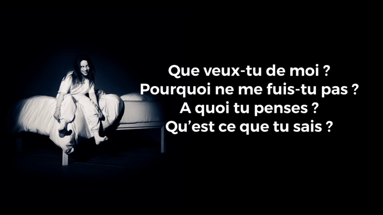 Billie Eilish - bury a friend TRADUCTION FRANÇAISE