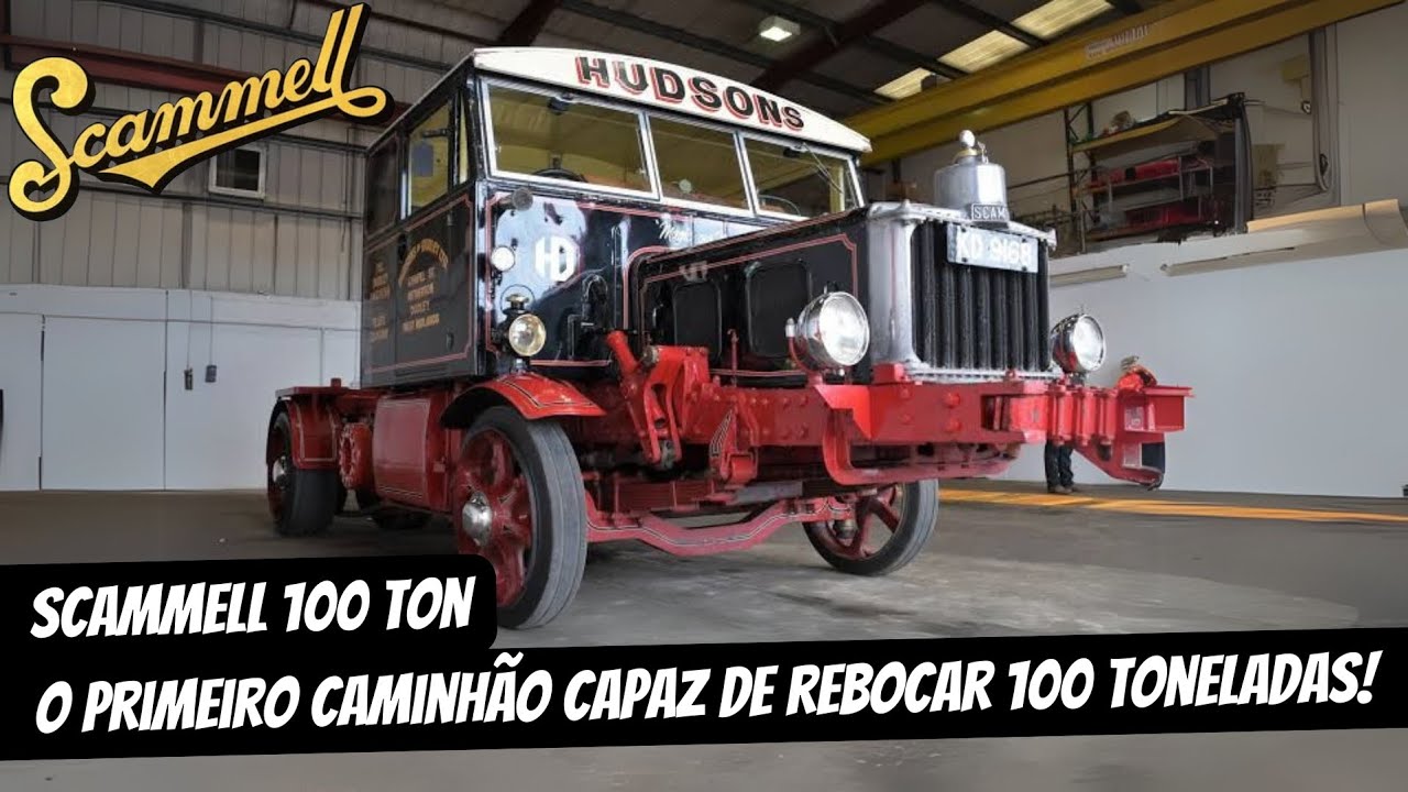SCAMMELL 100 TON - O PRIMEIRO CAMINHÃO CAPAZ DE REBOCAR 100 TONELADAS!!
