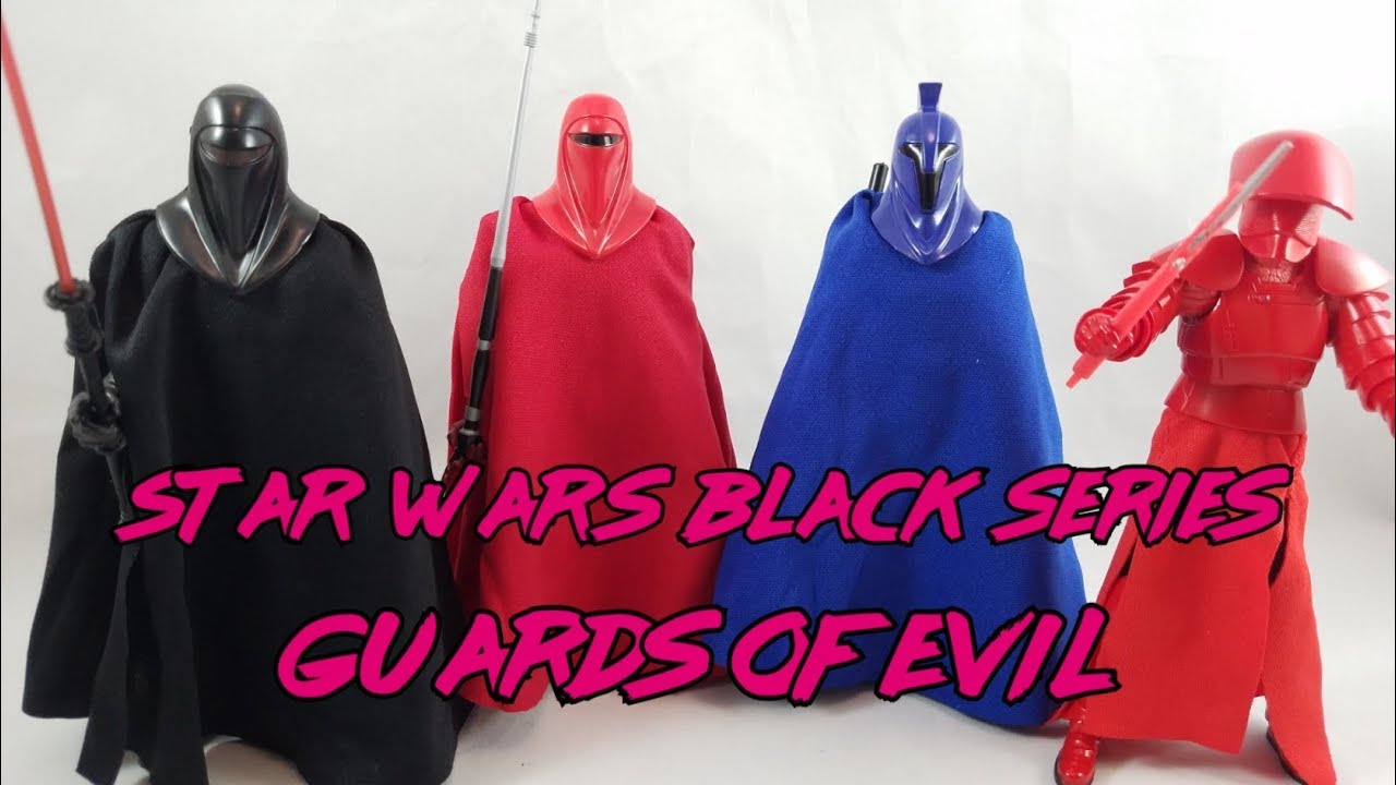 Star Wars Black Series GameStop Exclusive GUARDS OF EVIL 4 PACK Action Figure toy Review