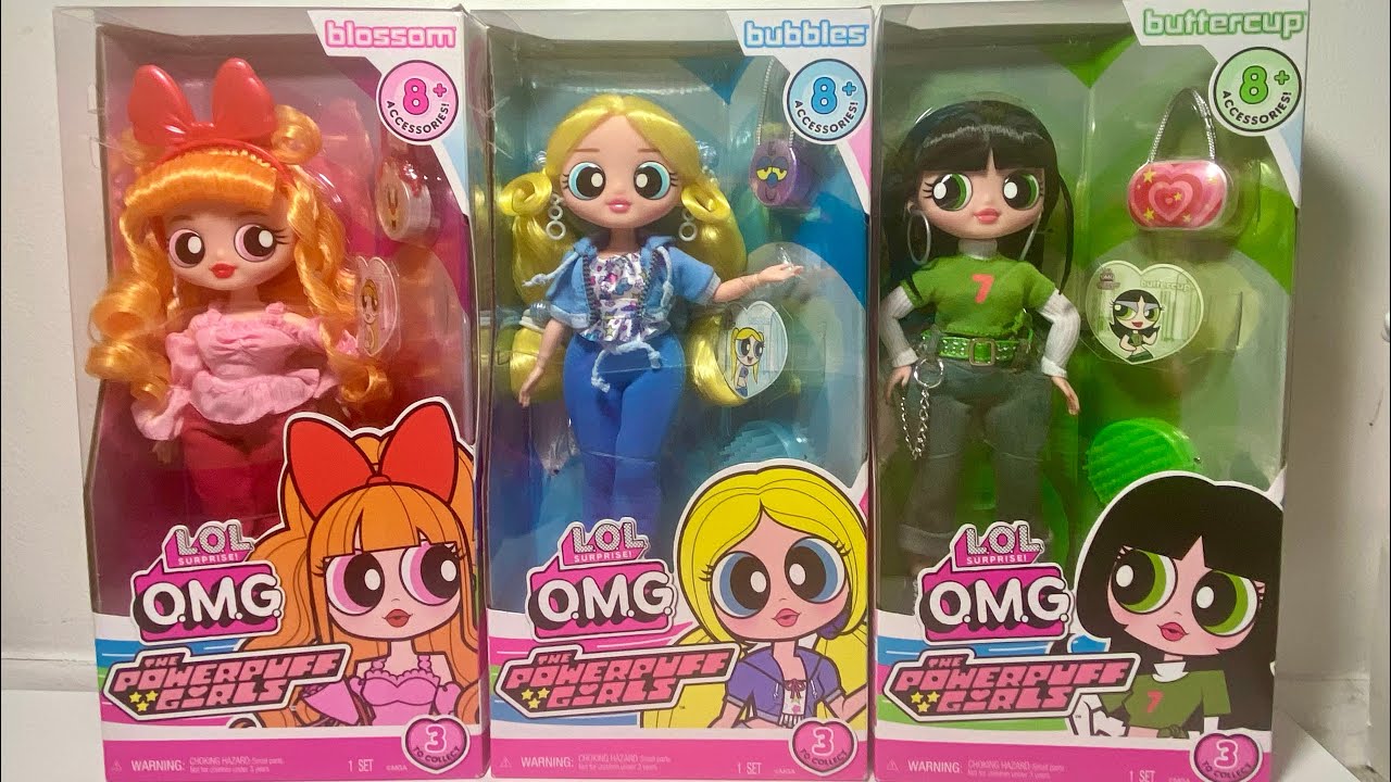 ASMR soft spoken: LOL OMG Powerpuff Girls Dolls ♥️💙💚