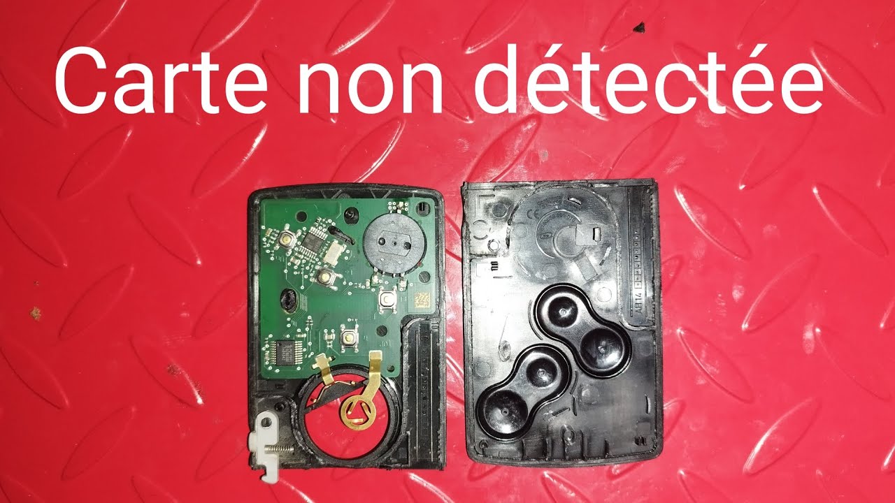 *Carte non détectée* Réparation carte RENAULT Mégane 2, 3, Clio 3, etc...