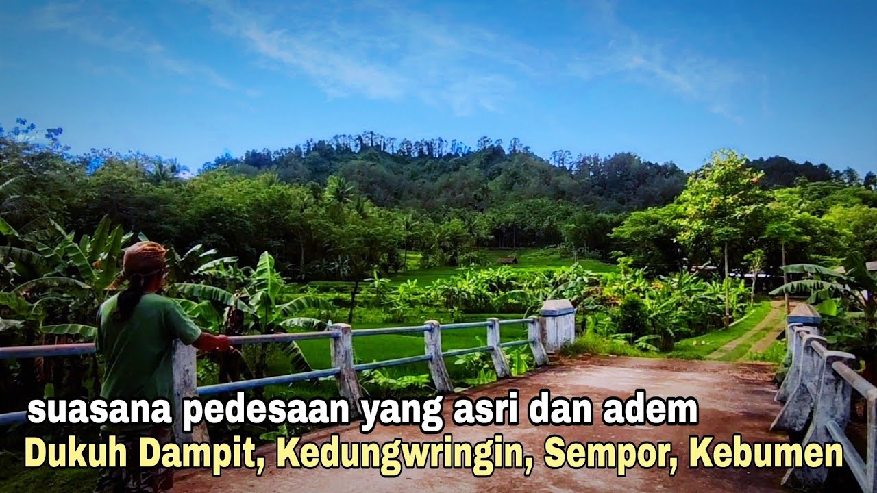 KAMPUNG DAMPIT !!! Suasana Pedesaan Asri Di Desa Kedungwringin Sempor Kebumen Jawa Tengah
