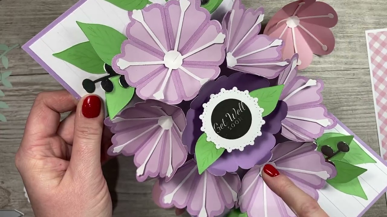 Открытка-трансформер Bold Blooms