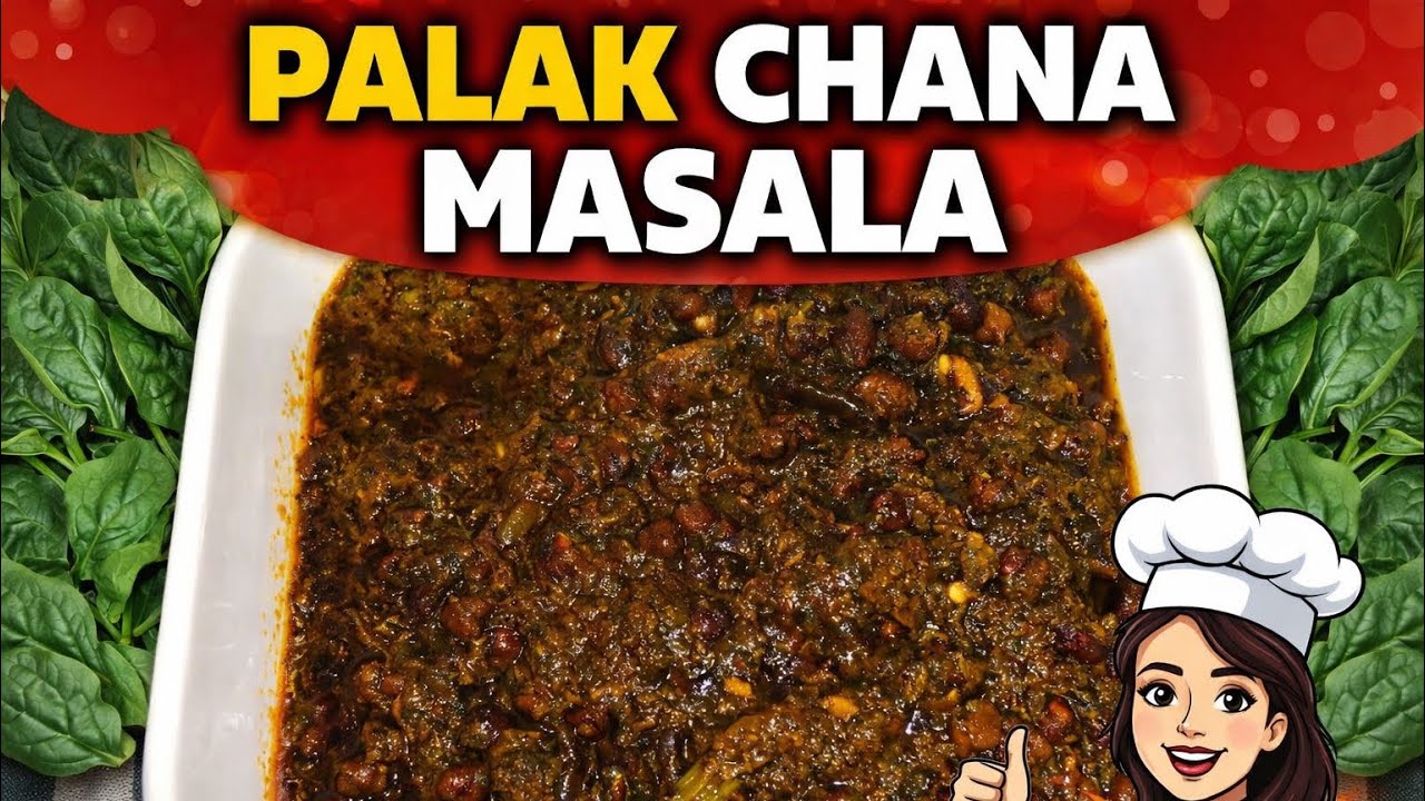 Palak Chana Masala – Healthy, Tasty & Budget Friendly! Healthy & Tasty | Best Lunch Dinner Idea/