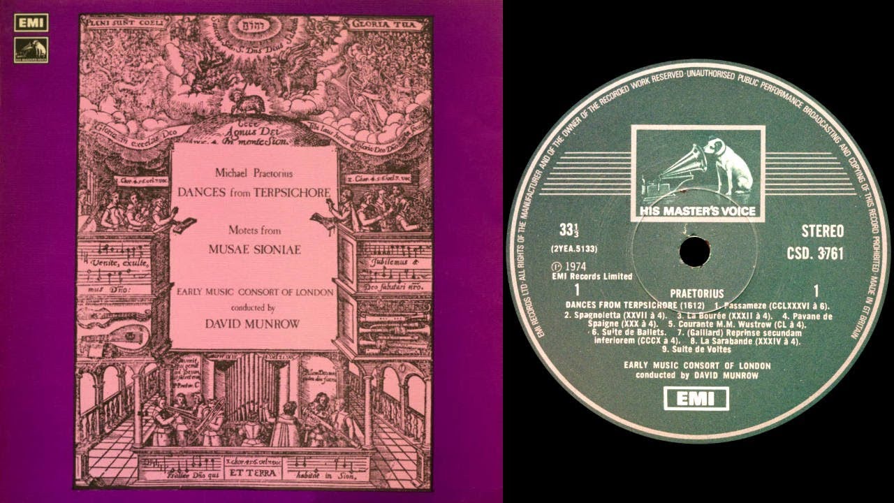 Praetorius - Dances from Terpsichore (1612) (Munrow) (vinyl: Ortofon Xpression, CTC  Classic 301)