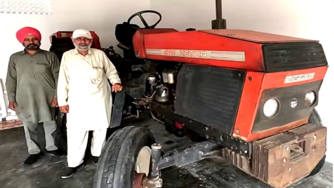 कंपनियों ने भी चोरी की सुविधाएं ऐसे ट्रैक्टर बनाए थे 1970 में। Antique Zetor 8111 crystal tractor