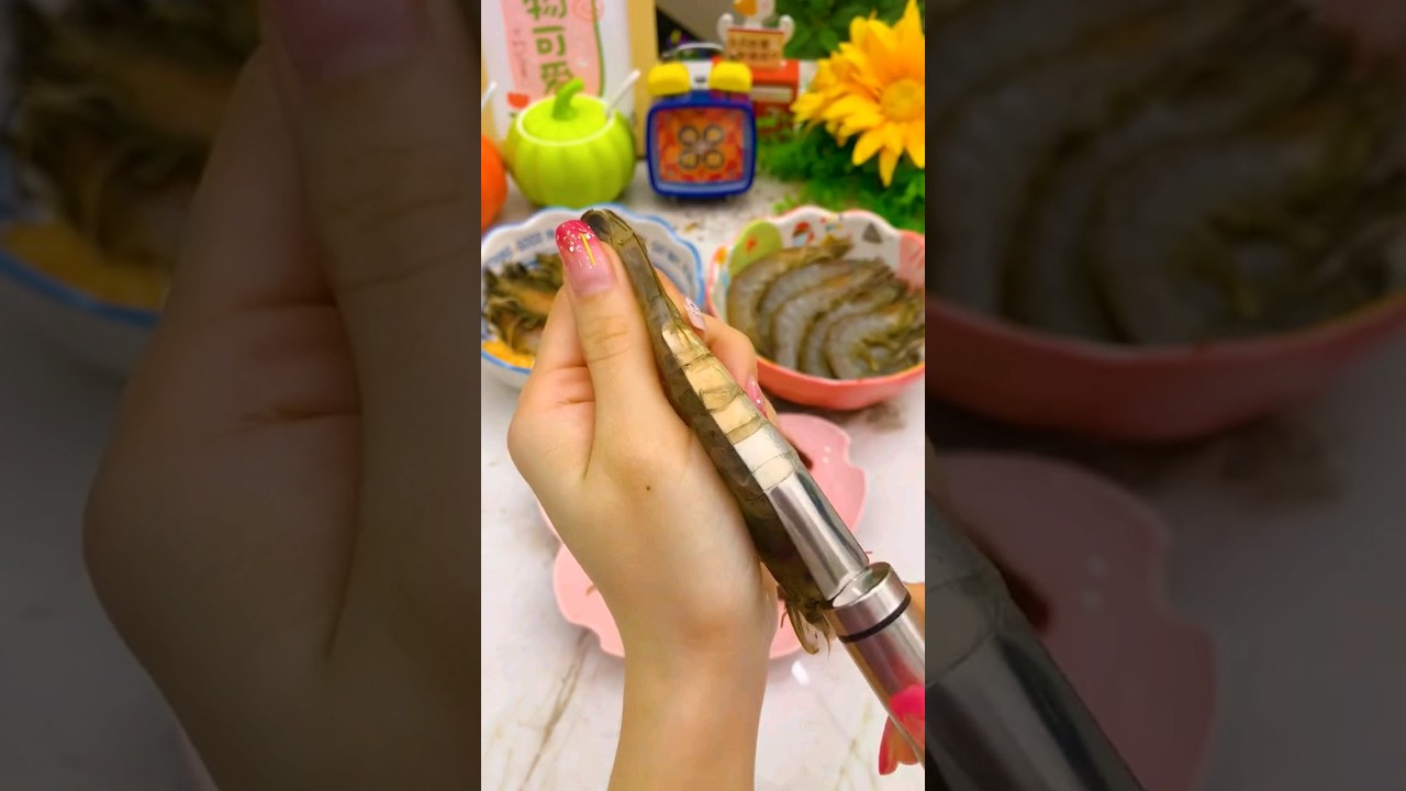 Multipurpose Shrimp Line Knife |  5 In 1 Fish Maw Knife | Multifunctional Quick Shrimp Peeler#shorts