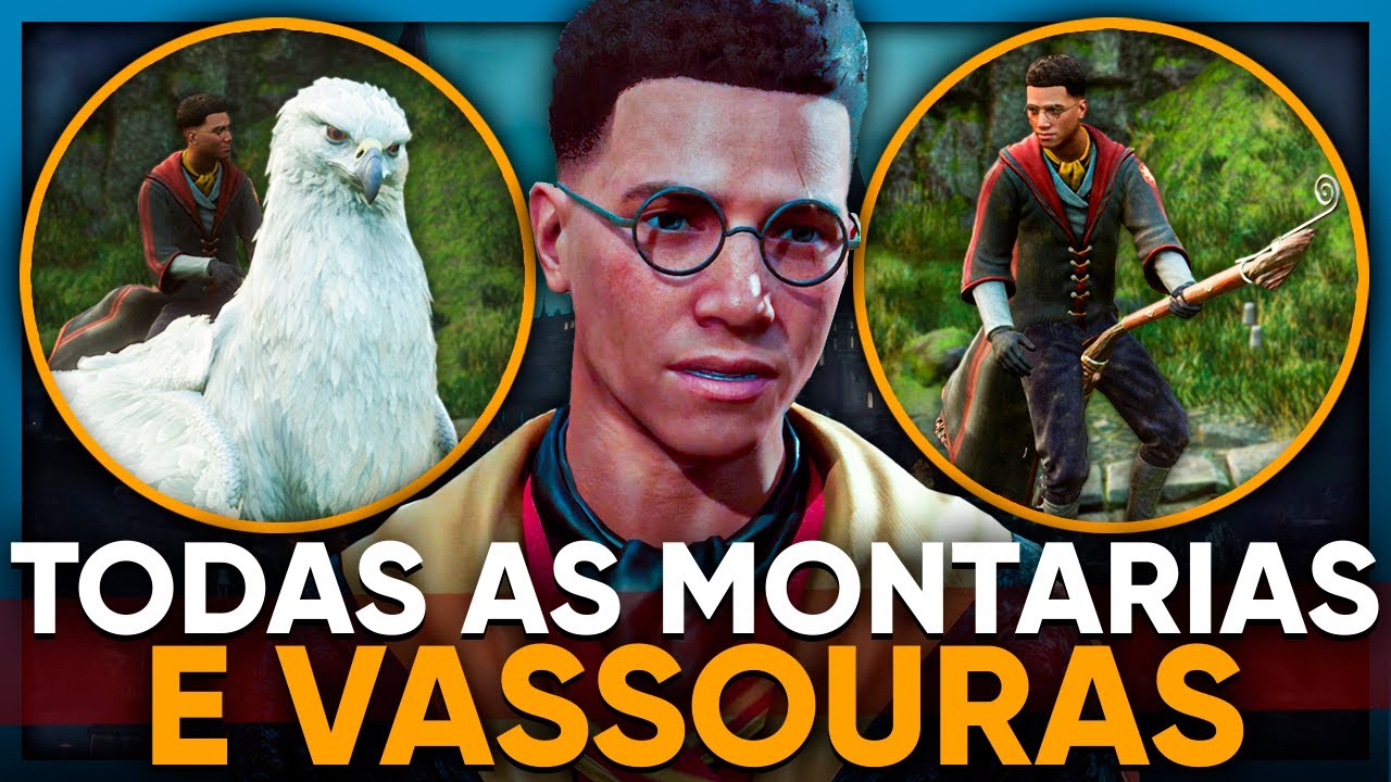 FIQUE RICO E CONSIGA TODAS ESSAS VASSOURAS & MONTARIAS HOGWARTS LEGACY