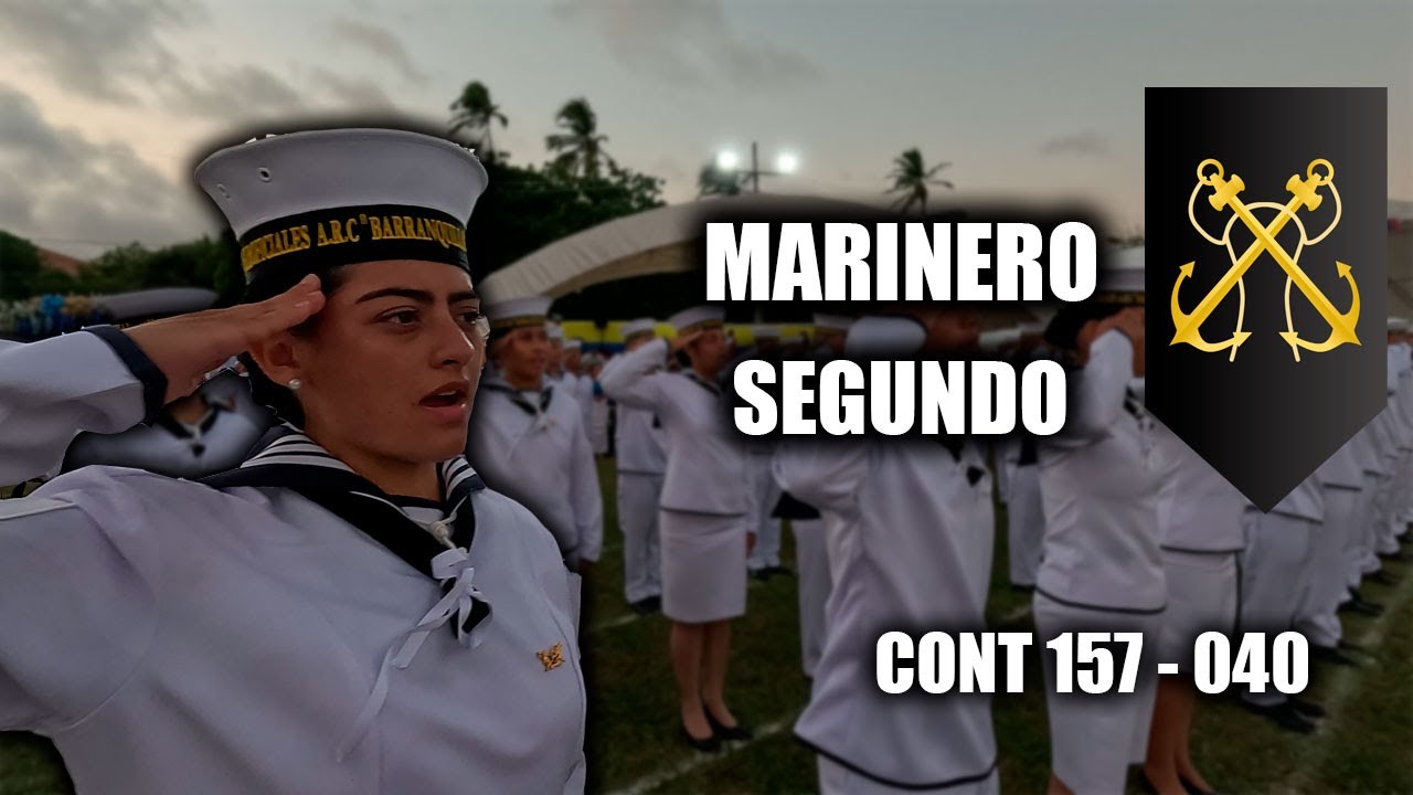 Ascenso a Marinero Segundo del Contingente naval regular 157 y grumete administrativo 040