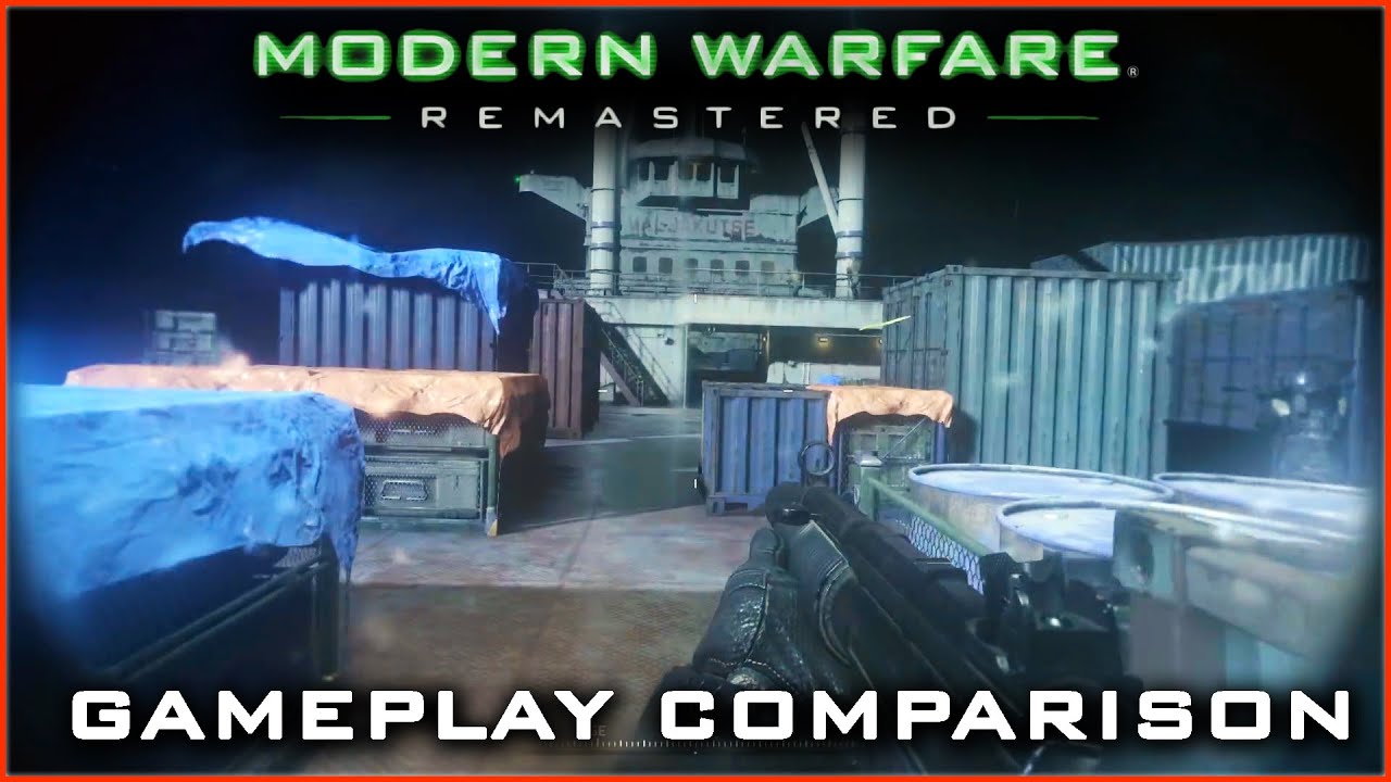 Modern Warfare Remastered Gameplay vs Original CoD 4!