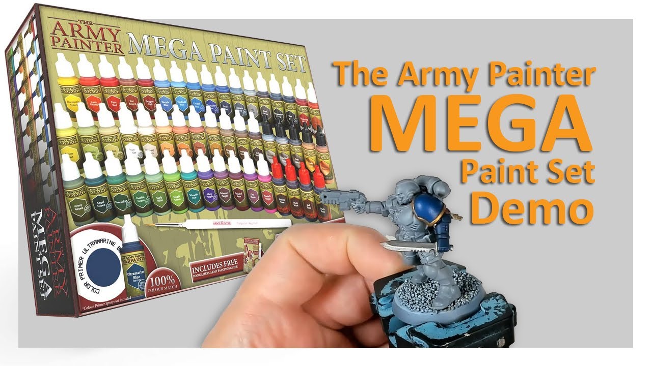The Army Painter Mega Paint Set Painting Demo