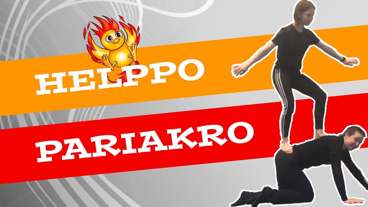 Pariakrobatiaa!