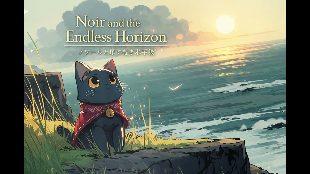 Fantasy Ambient OST 🌅 Noir and the Endless Horizon | Peaceful Exploration Music