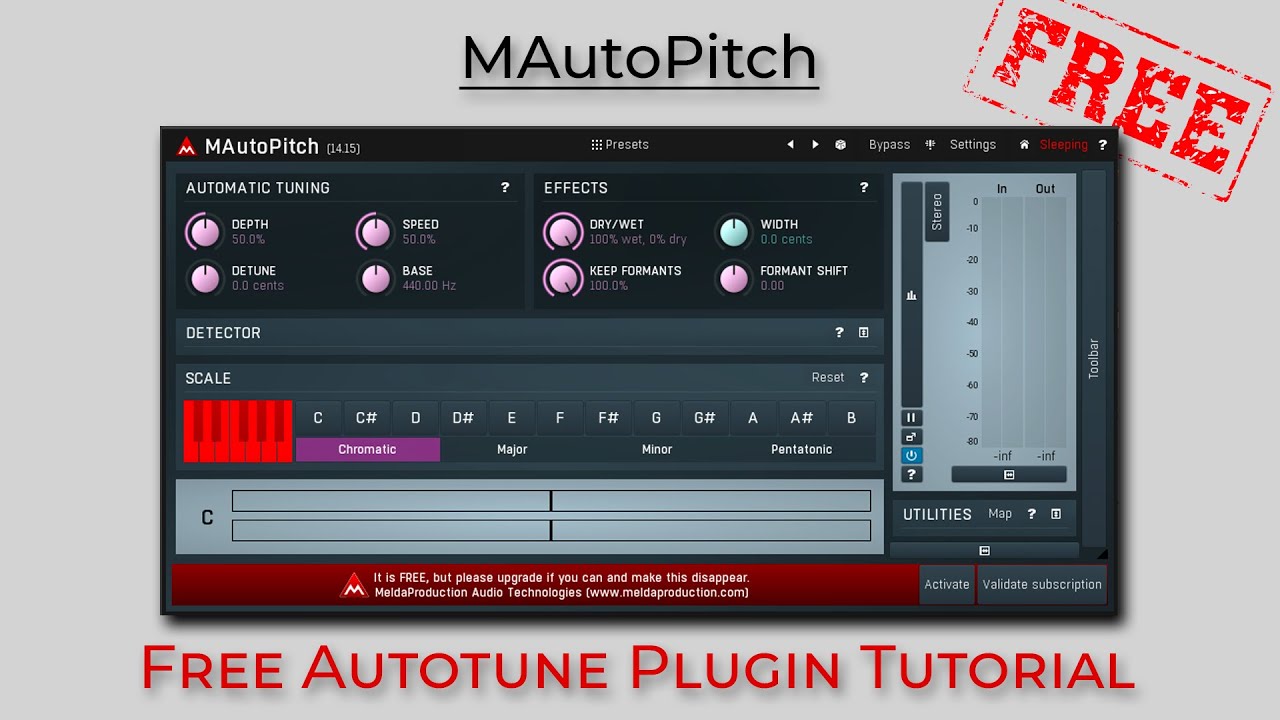 Free Autotune Plugin - MAutoPitch | Free Plugin Friday Ep. 15