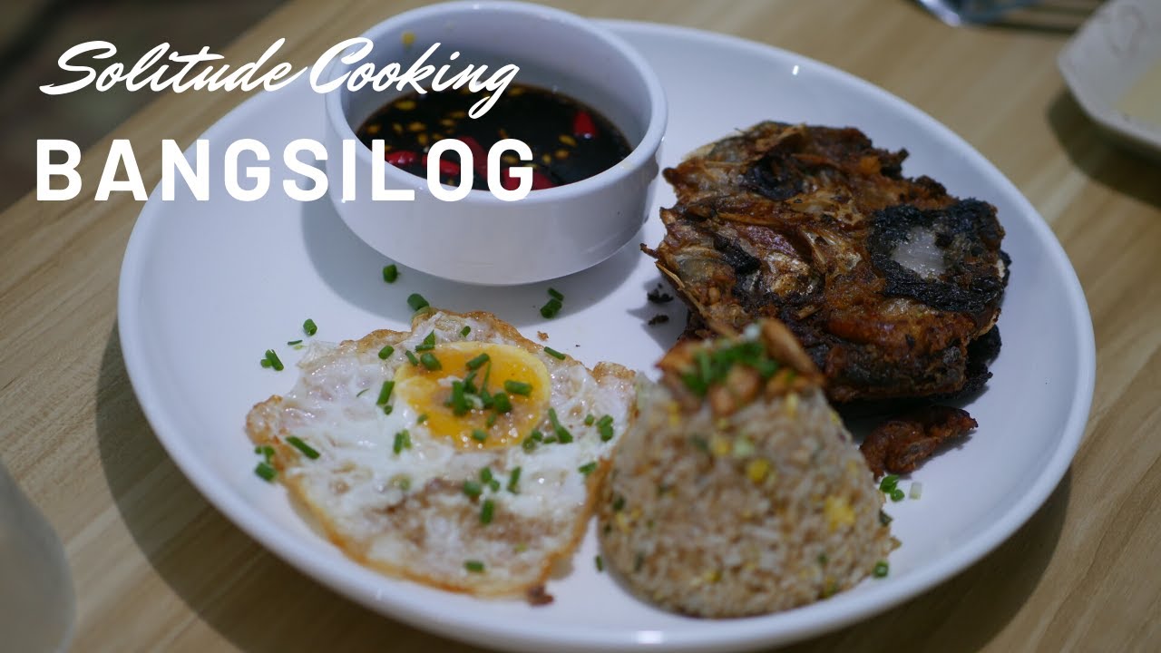 BANGSILOG - a typical Filipino breakfast dish