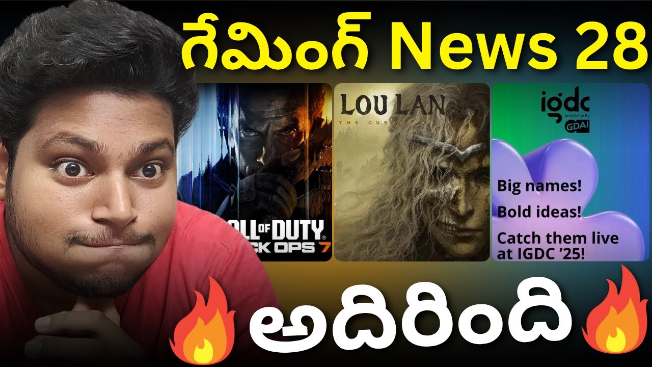 [Telugu] Gaming News EP 28 November 2025 in Telugu | COD BO7, Loulan: The Cursed Sand, IGDC 2025 🔥🙌