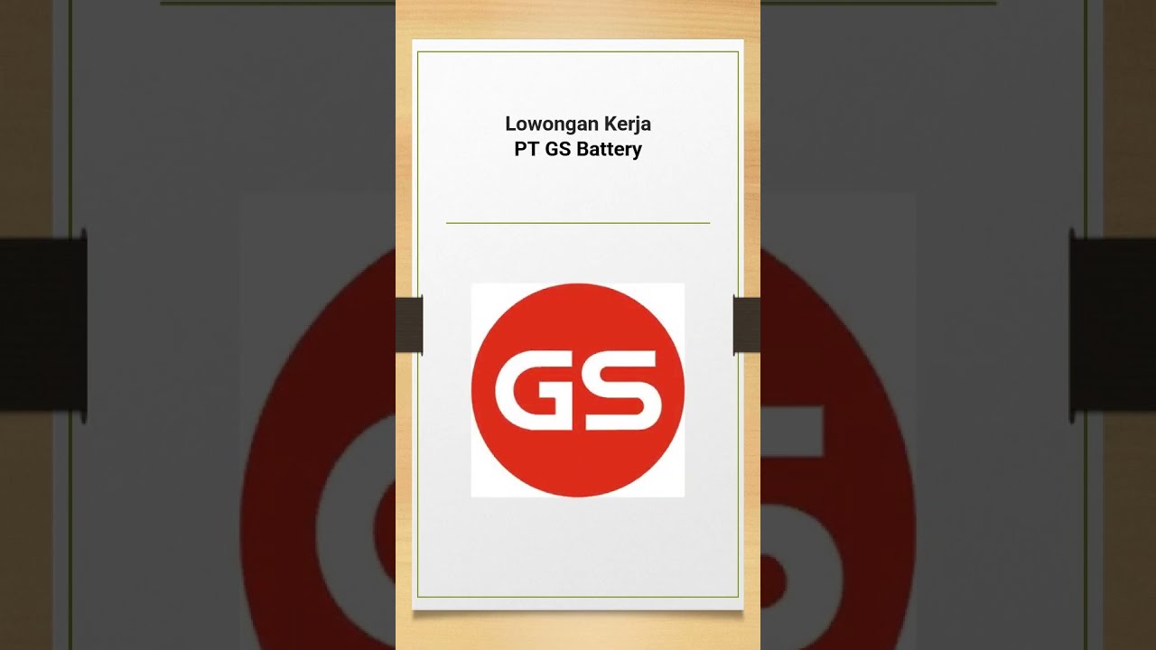 PT GS Battery - Lowongan Pekerjaan Admin Produksi Update 2022 #shorts