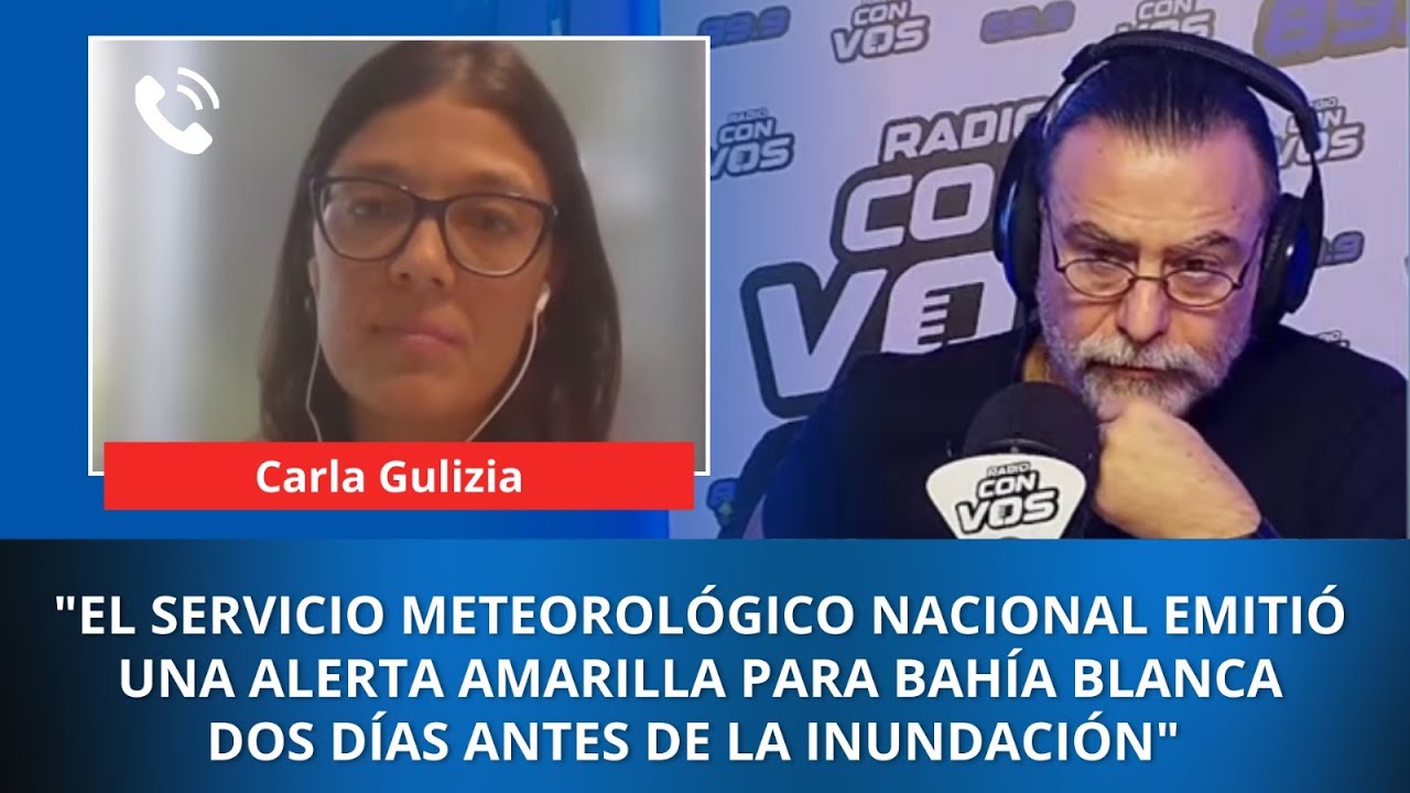 La respuesta de la presidenta del Centro Argentino de Meteorólogos a las críticas de Bullrich